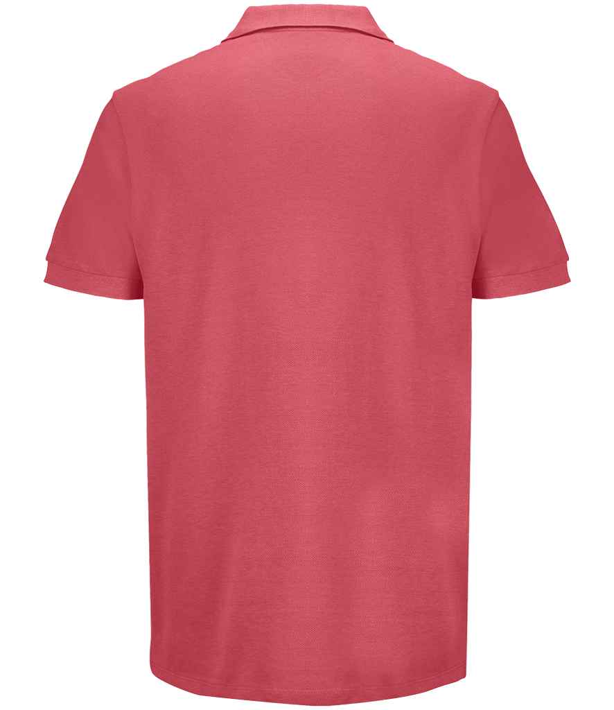 SOL'S Unisex Pacific Twin Piqué Polo Shirt - Folk Pink