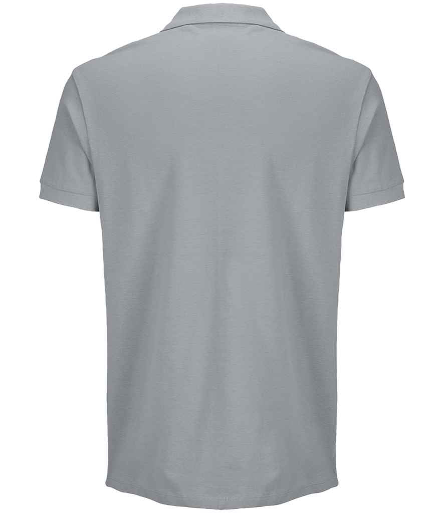 SOL'S Unisex Pacific Twin Piqué Polo Shirt - Pure Grey