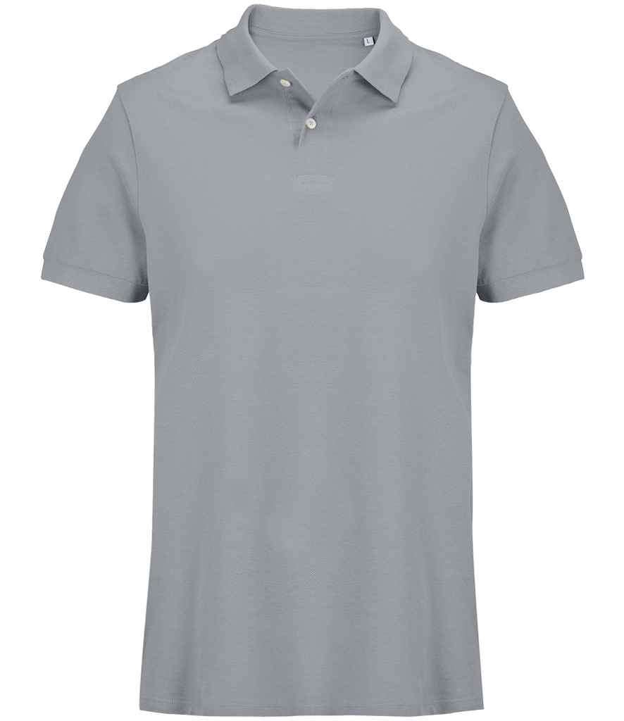 SOL'S Unisex Pacific Twin Piqué Polo Shirt - Pure Grey