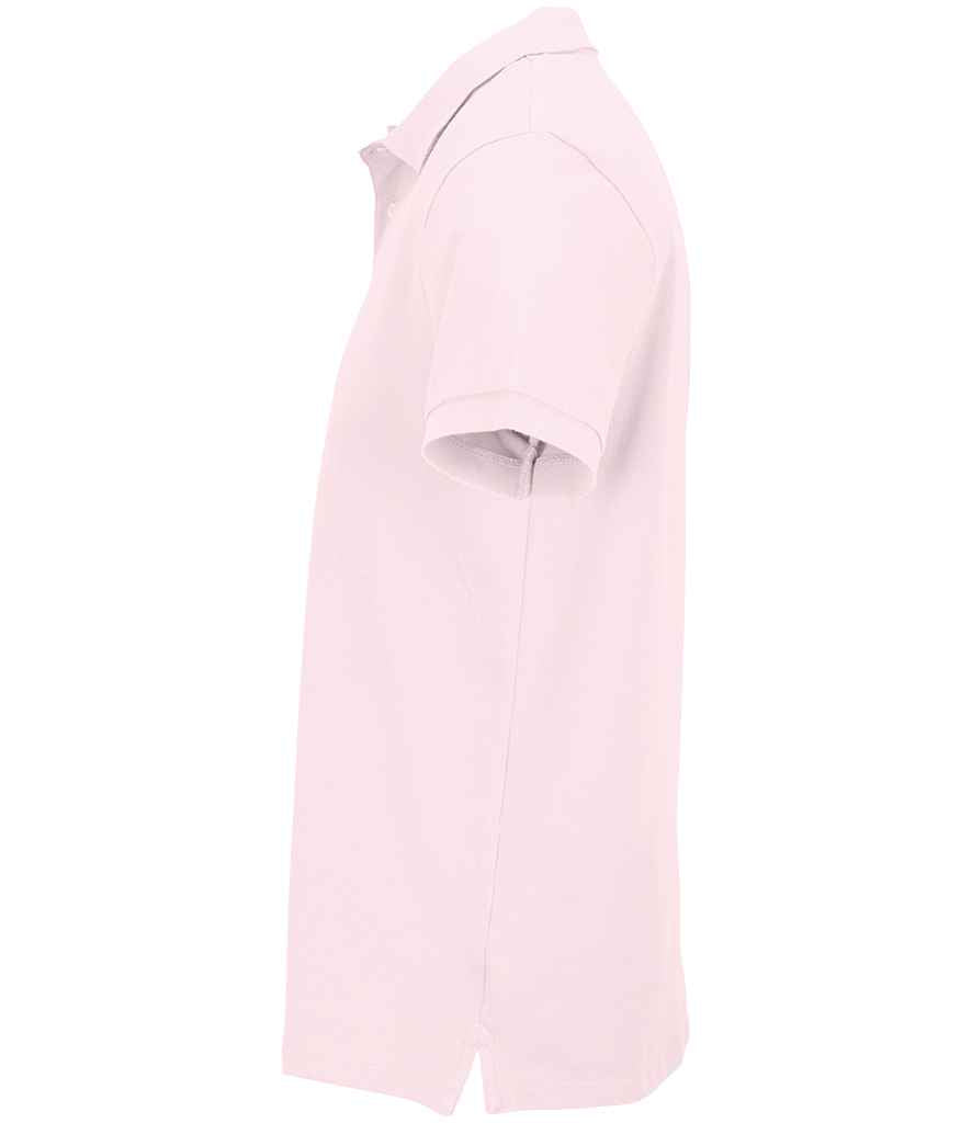 SOL'S Unisex Pacific Twin Piqué Polo Shirt - Pale Pink