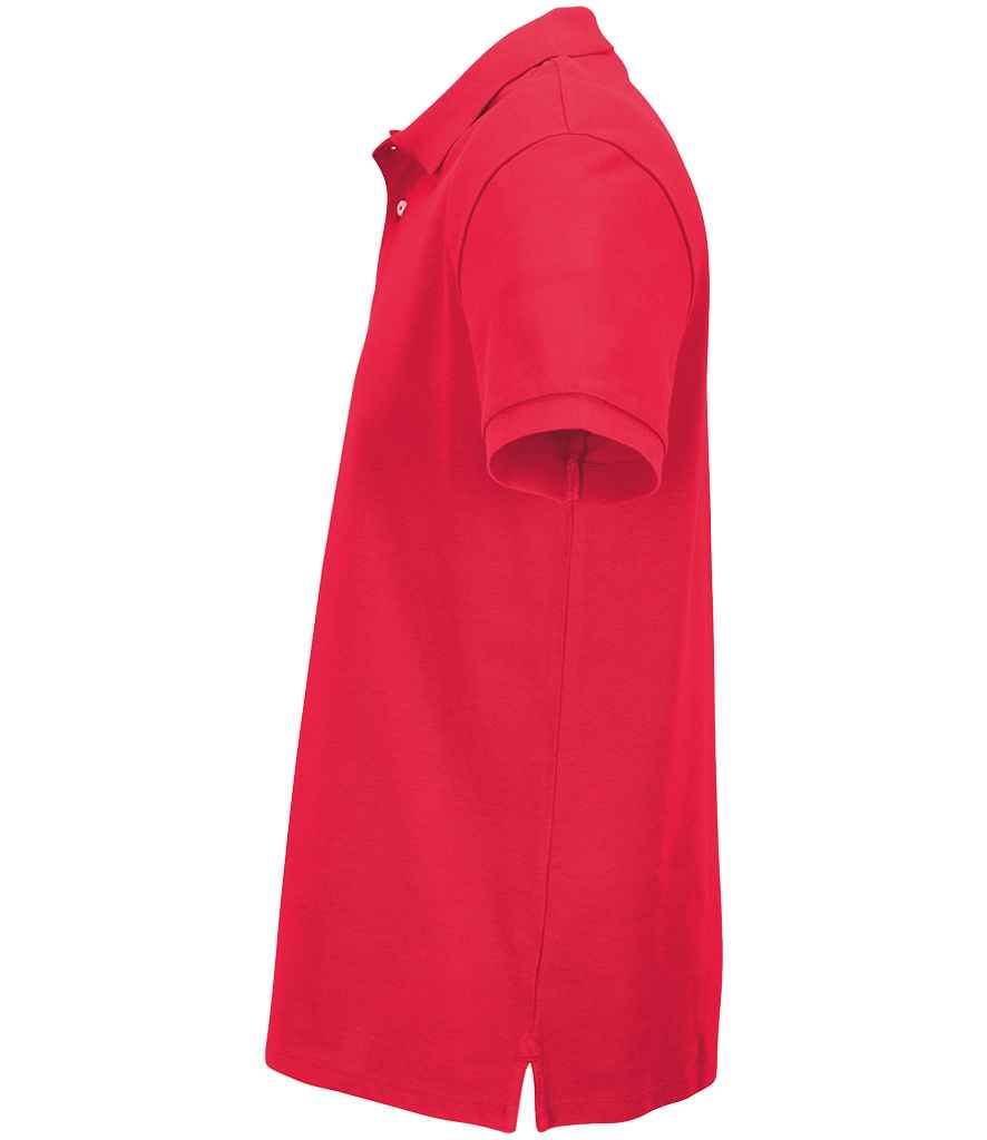 SOL'S Unisex Pacific Twin Piqué Polo Shirt - Red