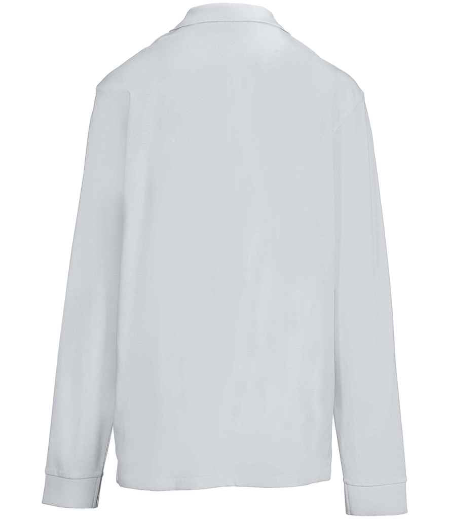 SOL'S Unisex Pacific Long Sleeve Piqué Polo Shirt - Pure Grey
