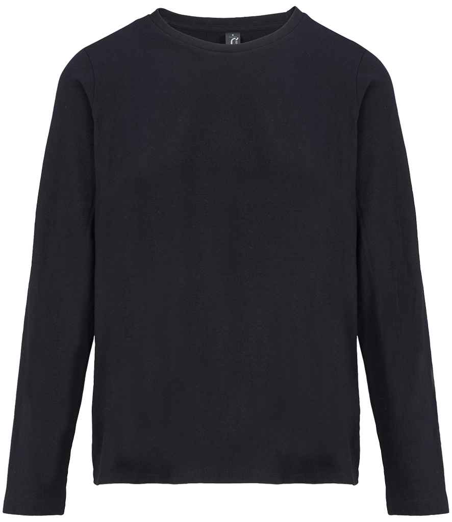 SOL'S Ladies Monarch Long Sleeve T-Shirt - Deep Black