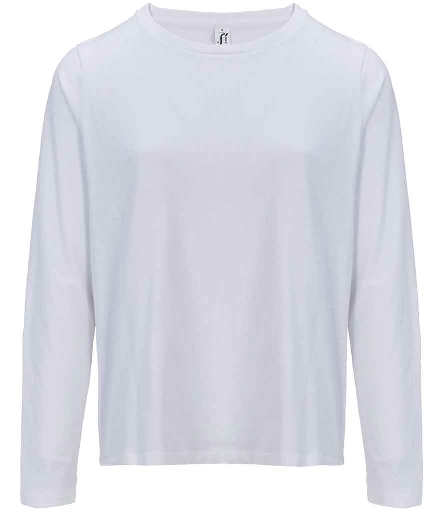 SOL'S Ladies Monarch Long Sleeve T-Shirt - White