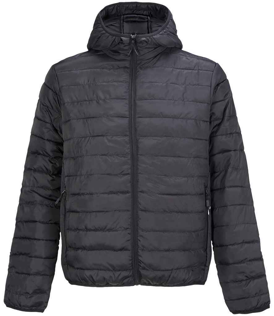 SOL'S Stream Hooded Jacket - Black
