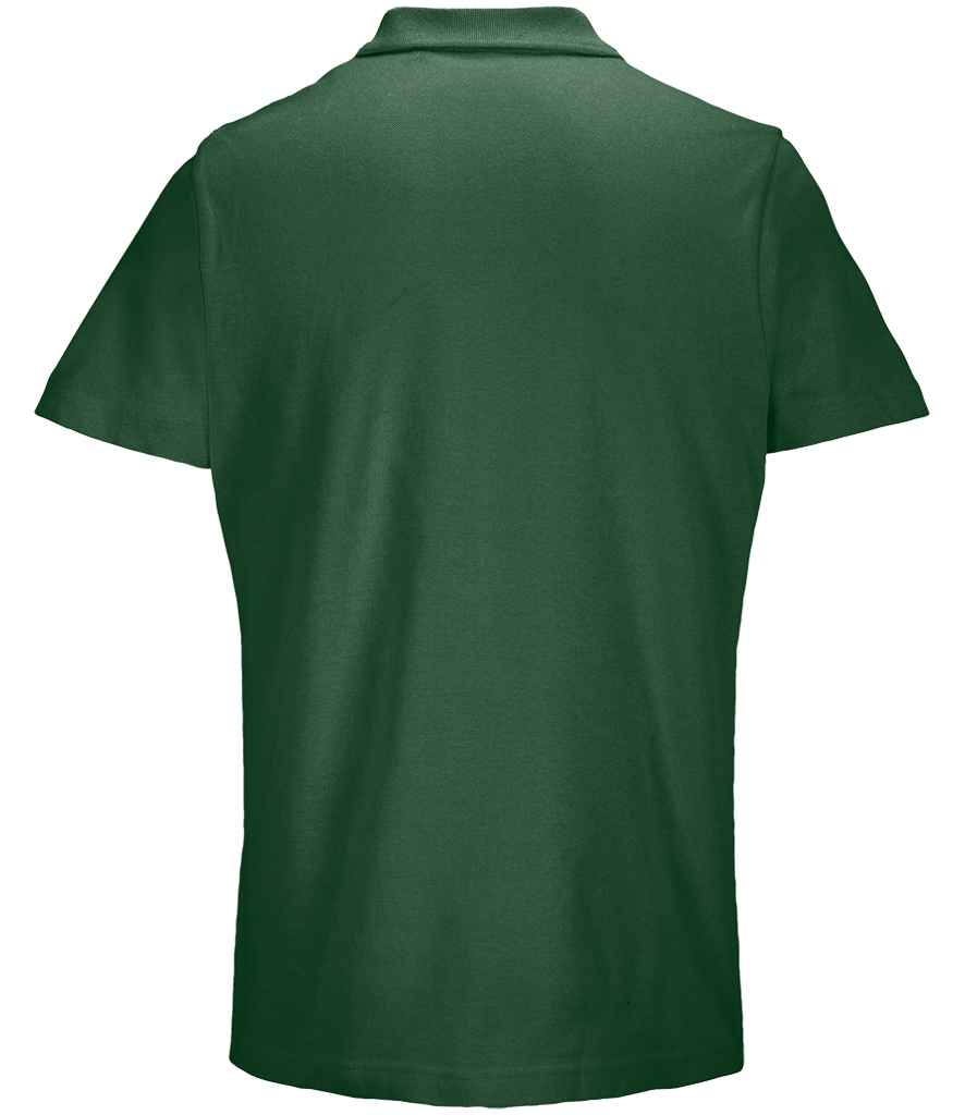 SOL'S Unisex Pulse Twin Piqué Polo Shirt - Bottle Green