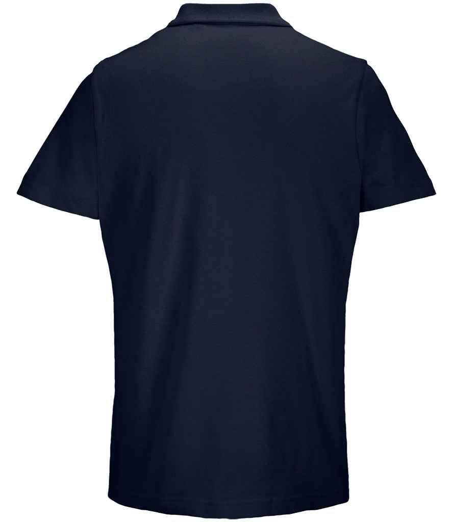 SOL'S Unisex Pulse Twin Piqué Polo Shirt - French Navy