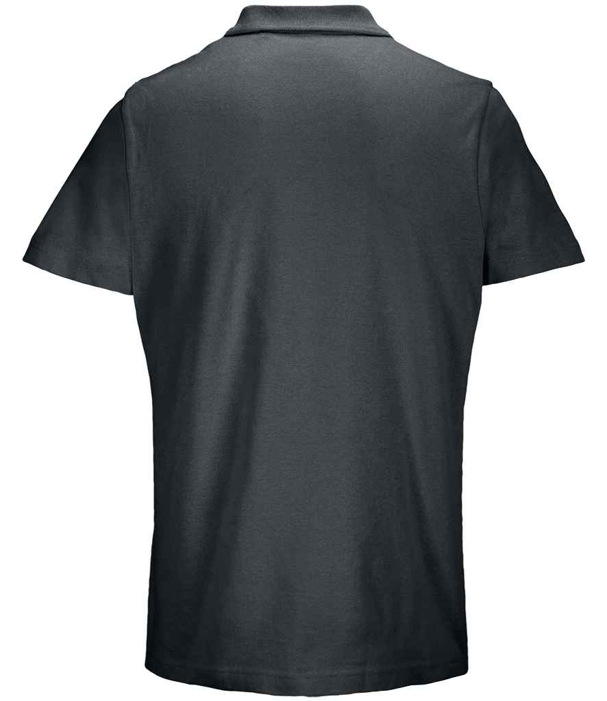 SOL'S Unisex Pulse Twin Piqué Polo Shirt - Mouse Grey