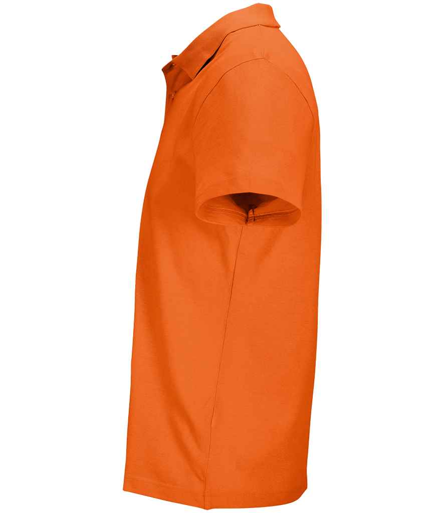 SOL'S Unisex Pulse Twin Piqué Polo Shirt - Orange