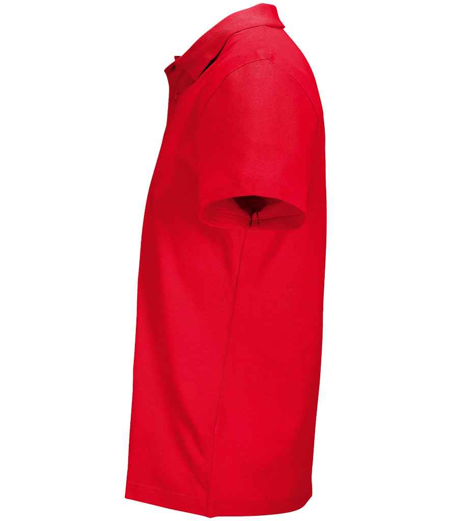 SOL'S Unisex Pulse Twin Piqué Polo Shirt - Red