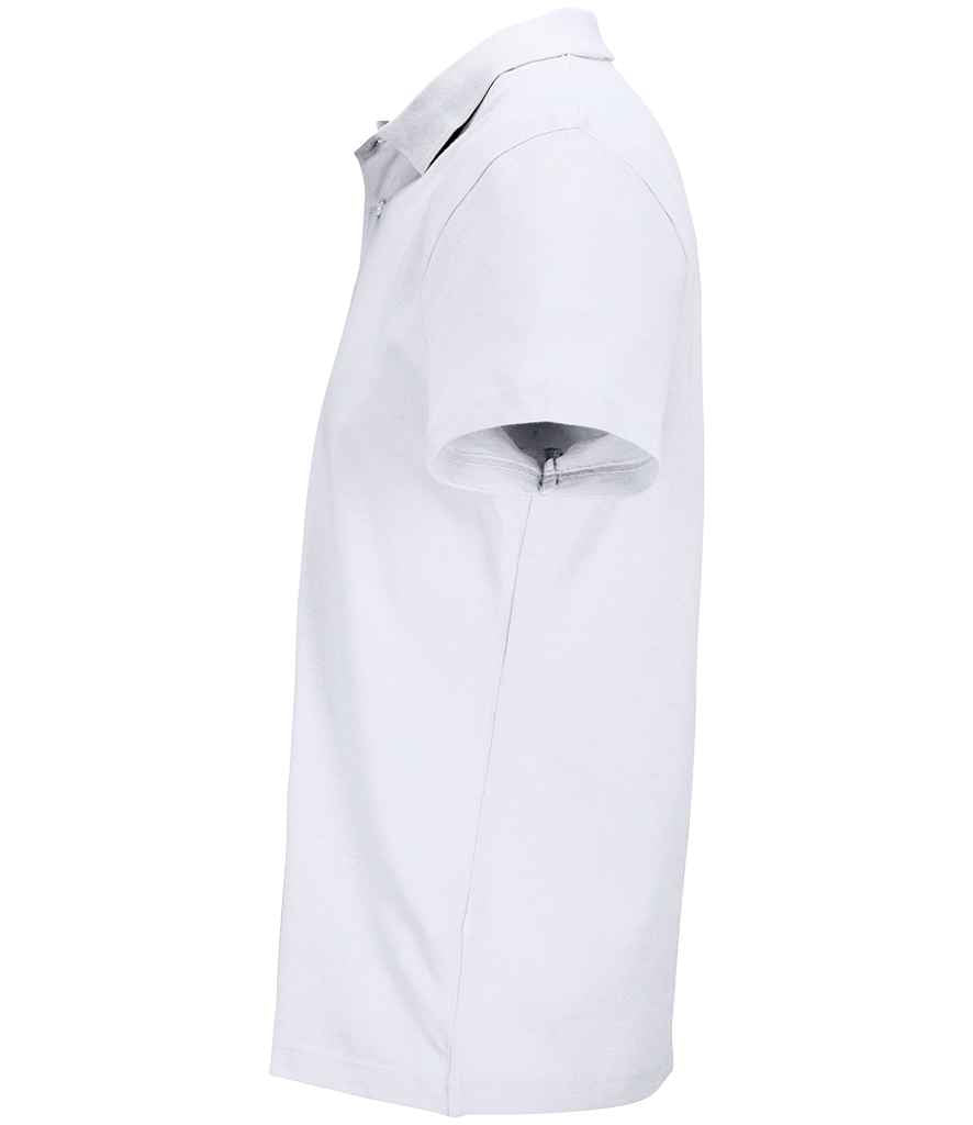 SOL'S Unisex Pulse Twin Piqué Polo Shirt - White