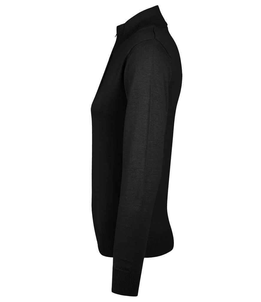 SOL'S Ladies Gordon Full Zip Cotton Acrylic Cardigan - Black