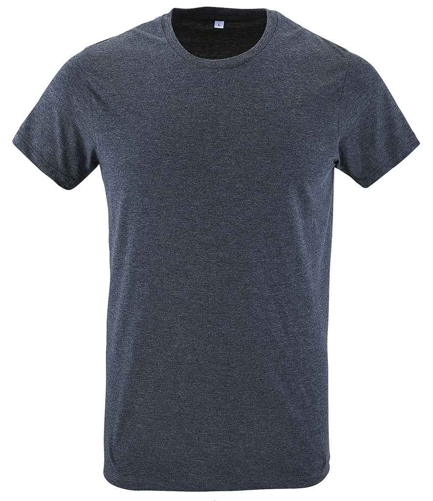 SOL'S Regent Fit T-Shirt - Heather Denim