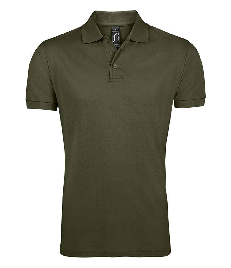 SOL'S Prime Poly/Cotton Piqué Polo Shirt - Army
