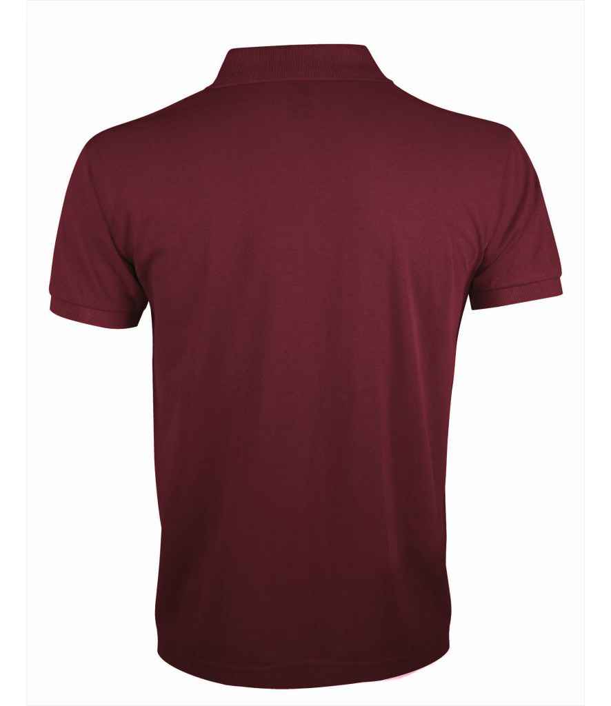 SOL'S Prime Poly/Cotton Piqué Polo Shirt - Burgundy