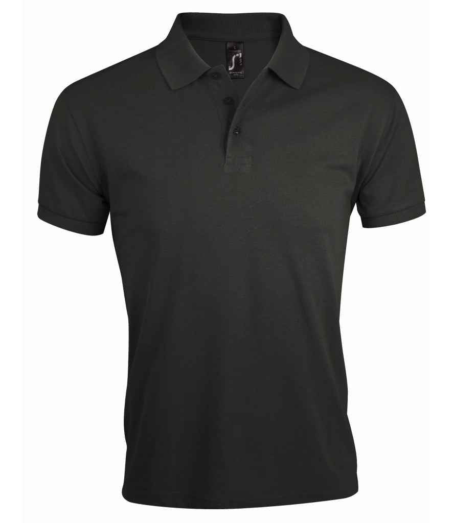 SOL'S Prime Poly/Cotton Piqué Polo Shirt - Dark Grey