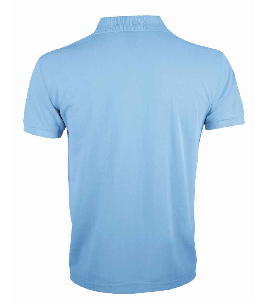 SOL'S Prime Poly/Cotton Piqué Polo Shirt - Sky Blue