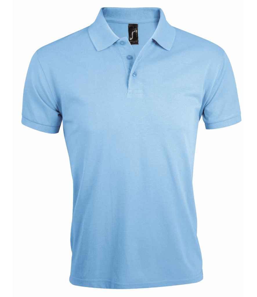 SOL'S Prime Poly/Cotton Piqué Polo Shirt - Sky Blue