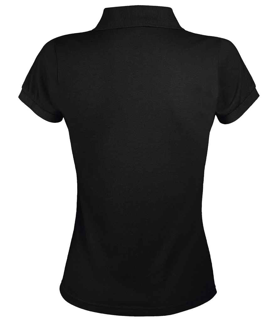 SOL'S Ladies Prime Poly/Cotton Piqué Polo Shirt - Black