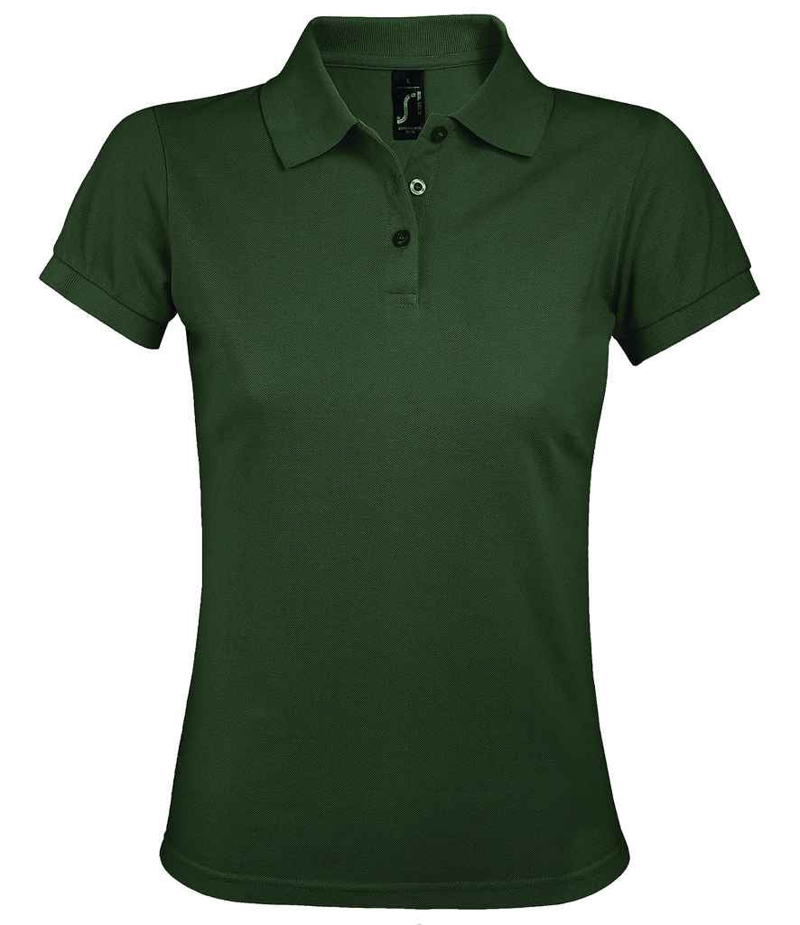 SOL'S Ladies Prime Poly/Cotton Piqué Polo Shirt - Bottle Green