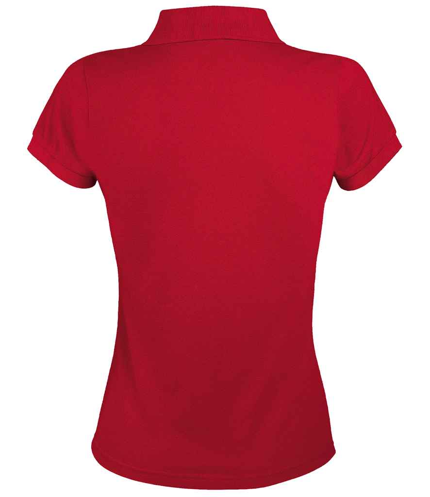 SOL'S Ladies Prime Poly/Cotton Piqué Polo Shirt - Red