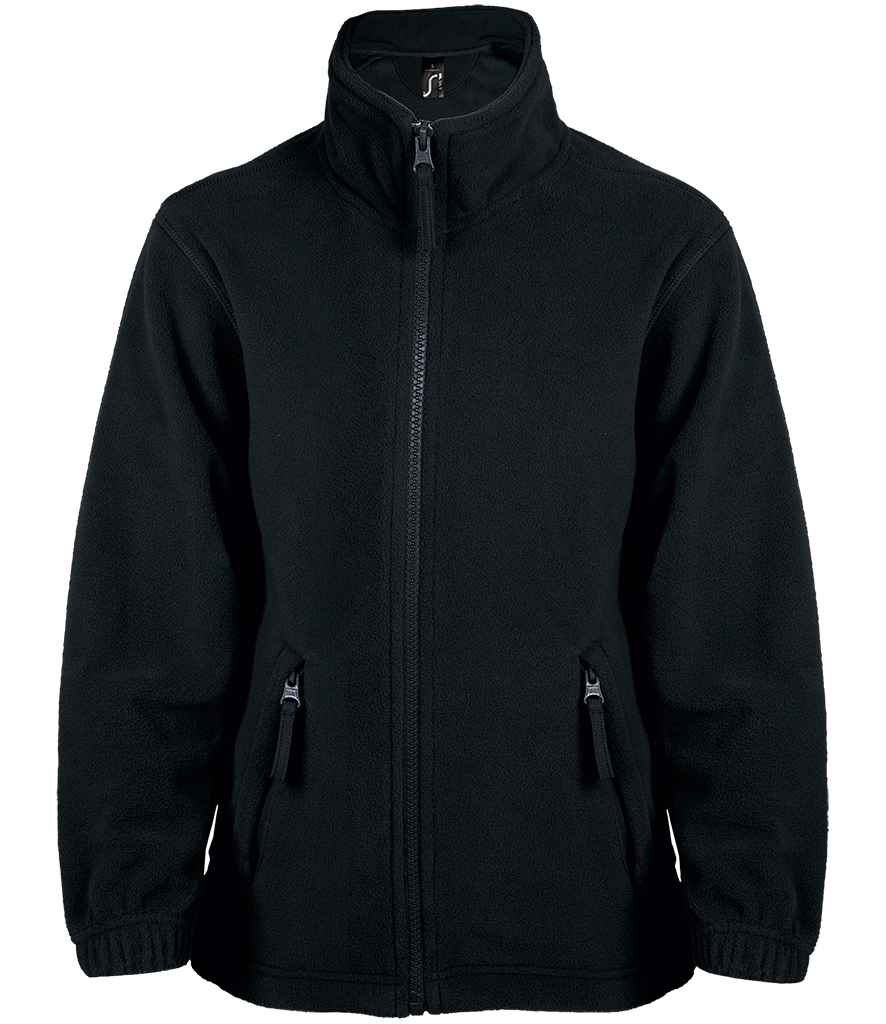 SOL'S Kids North Fleece Jacket - Black