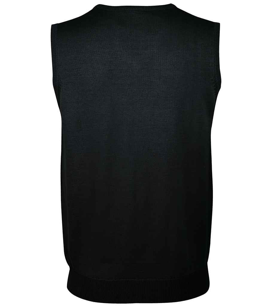 SOL'S Unisex Gentlemen Sleeveless Cotton Acrylic V Neck Sweater - Black