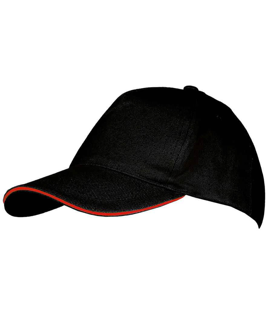 SOL'S Long Beach Cap - Black/Red