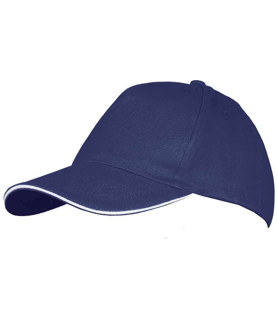 SOL'S Long Beach Cap - French Navy/White