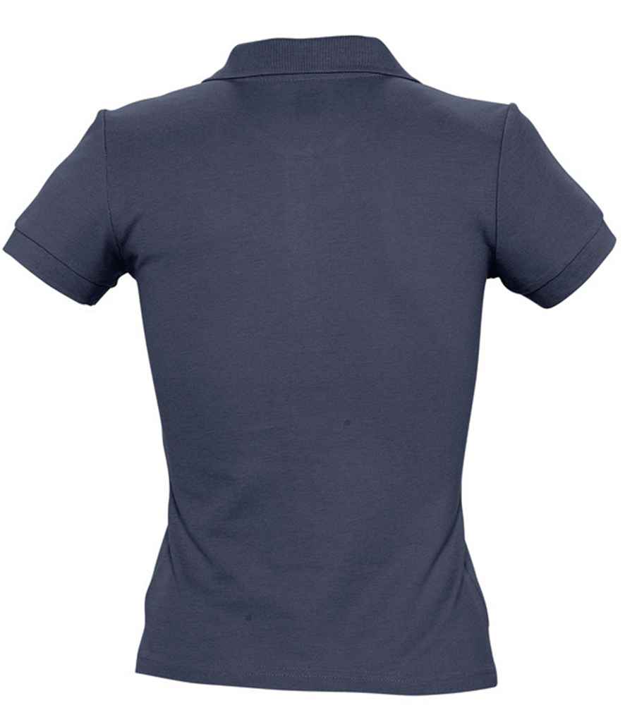 SOL'S Ladies People Cotton Piqué Polo Shirt - Navy