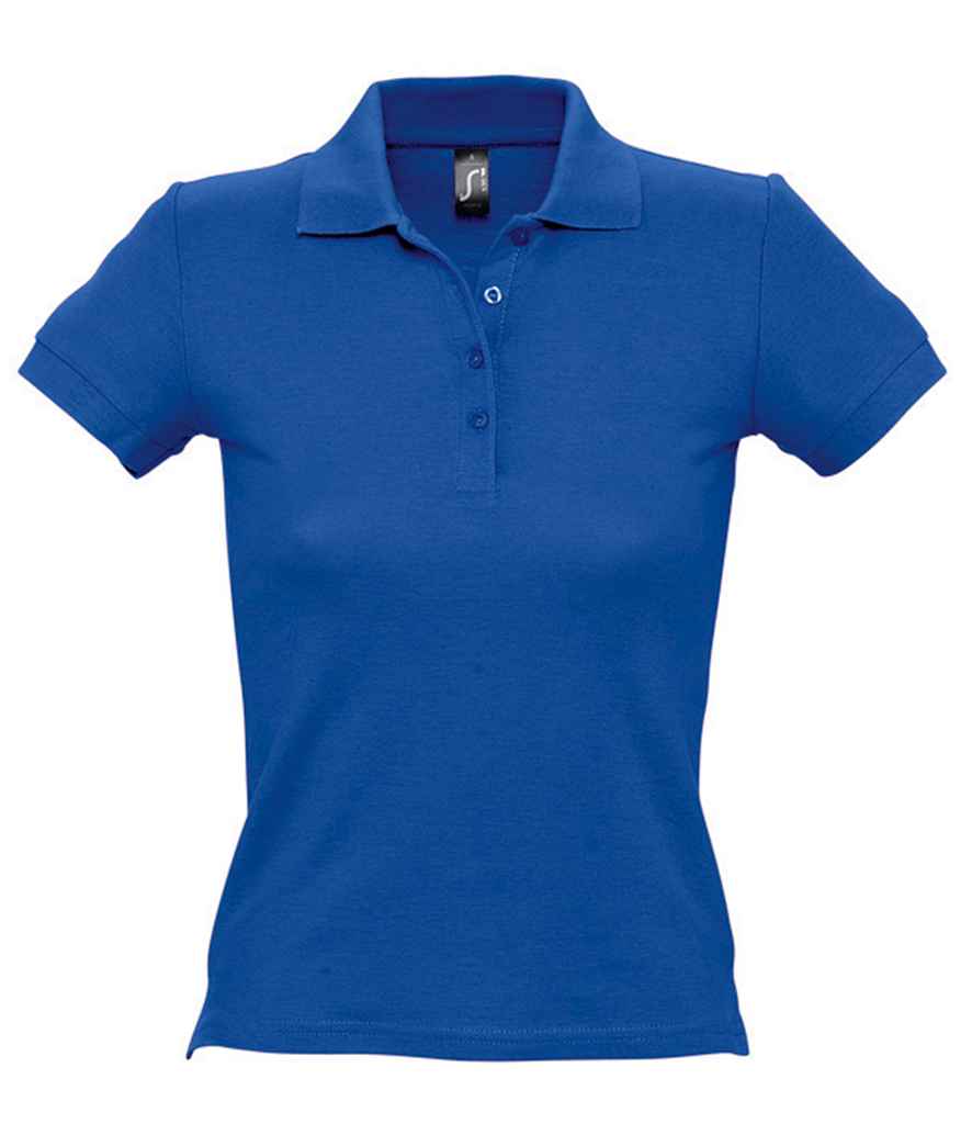 SOL'S Ladies People Cotton Piqué Polo Shirt - Royal Blue