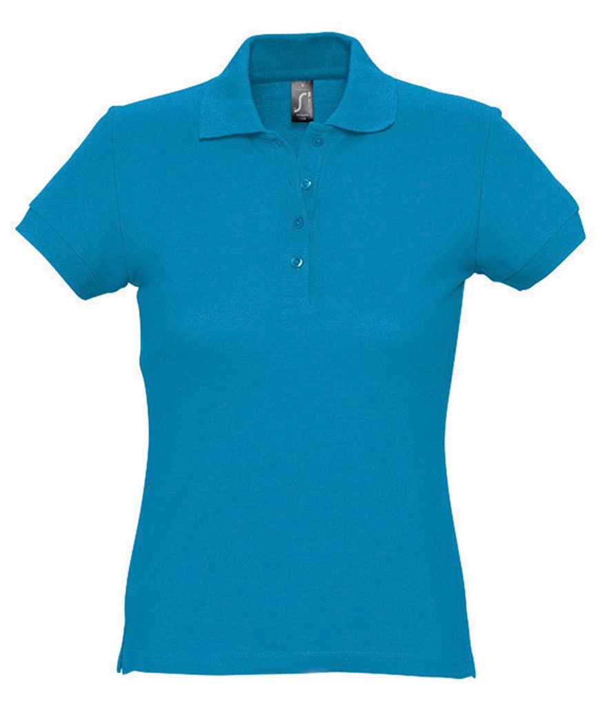 SOL'S Ladies Passion Cotton Piqué Polo Shirt - Aqua
