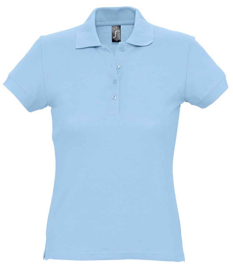 SOL'S Ladies Passion Cotton Piqué Polo Shirt - Sky Blue