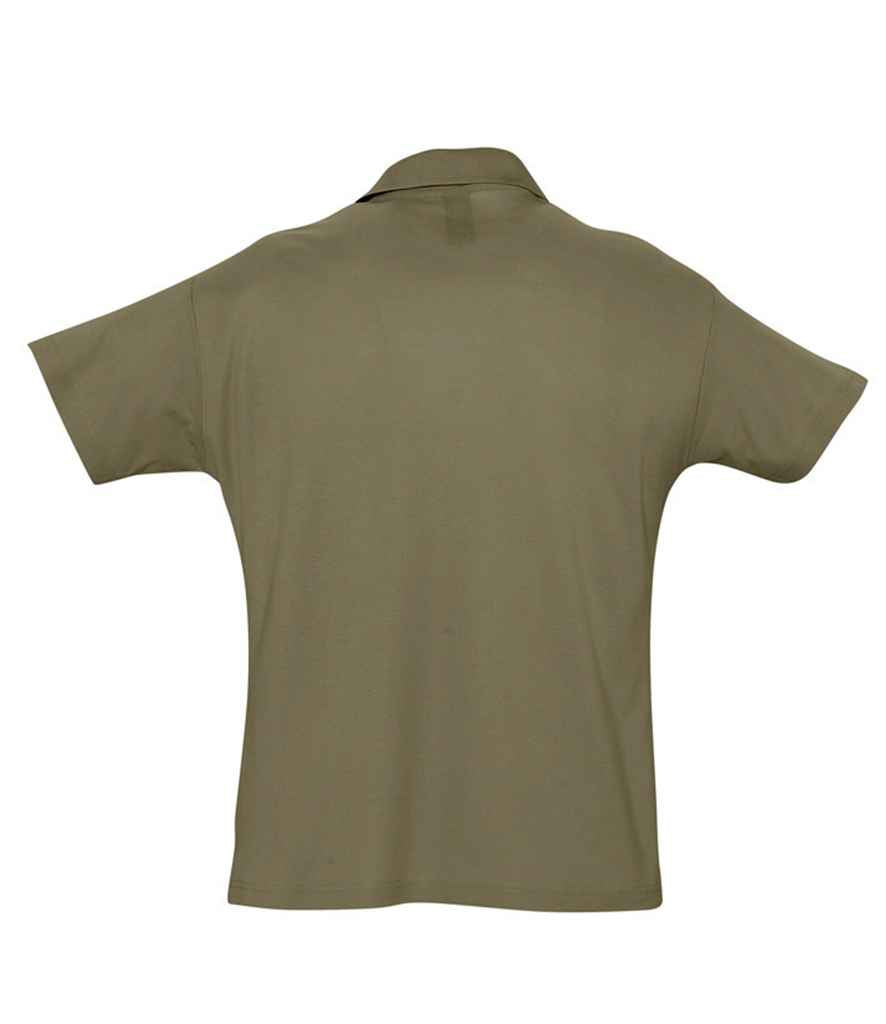 SOL'S Summer II Cotton Piqué Polo Shirt - Army