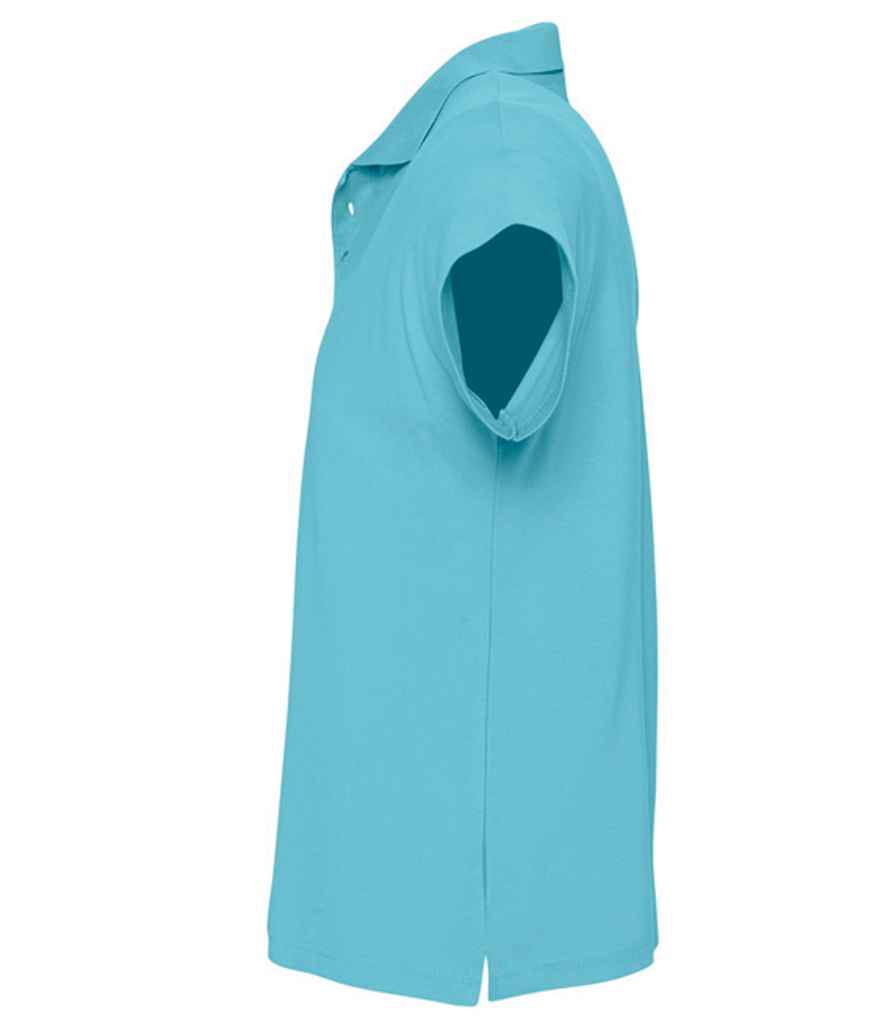 SOL'S Summer II Cotton Piqué Polo Shirt - Atoll Blue