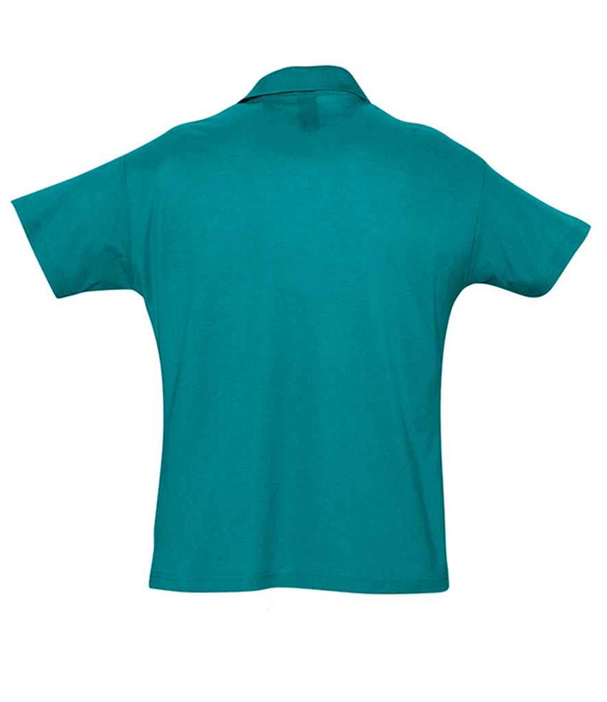 SOL'S Summer II Cotton Piqué Polo Shirt - Duck Blue