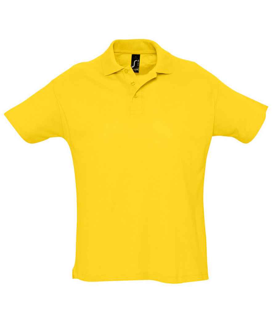 SOL'S Summer II Cotton Piqué Polo Shirt - Gold