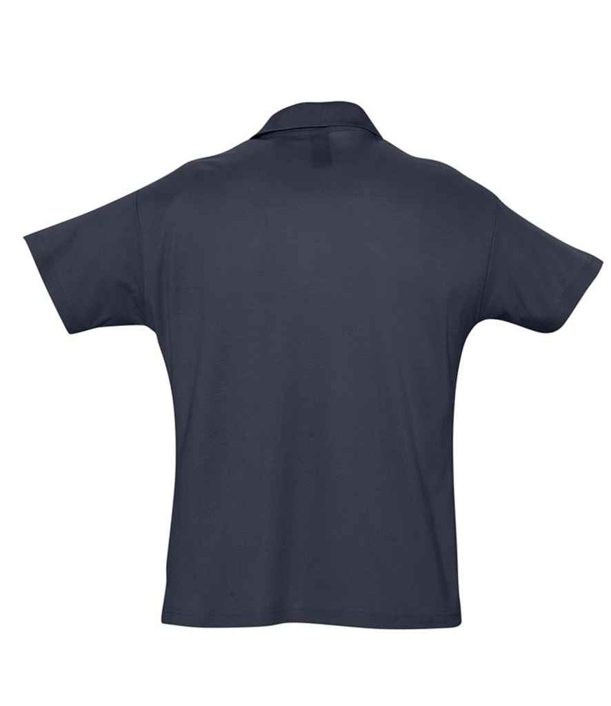 SOL'S Summer II Cotton Piqué Polo Shirt - Navy