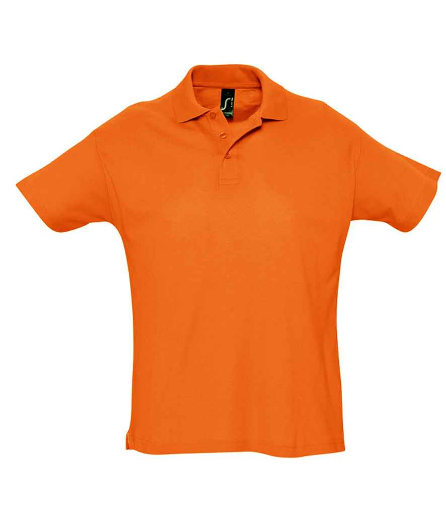 SOL'S Summer II Cotton Piqué Polo Shirt - Orange