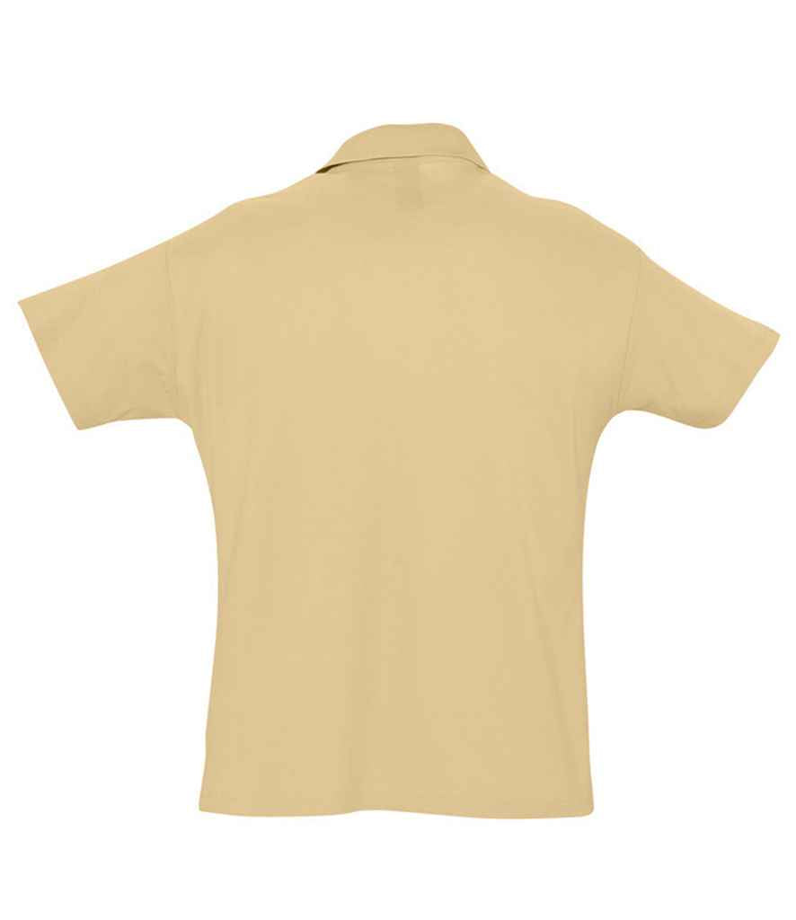 SOL'S Summer II Cotton Piqué Polo Shirt - Sand