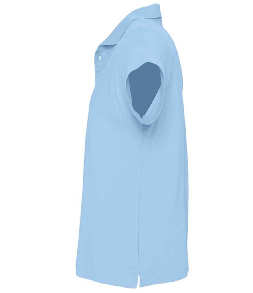SOL'S Summer II Cotton Piqué Polo Shirt - Sky Blue