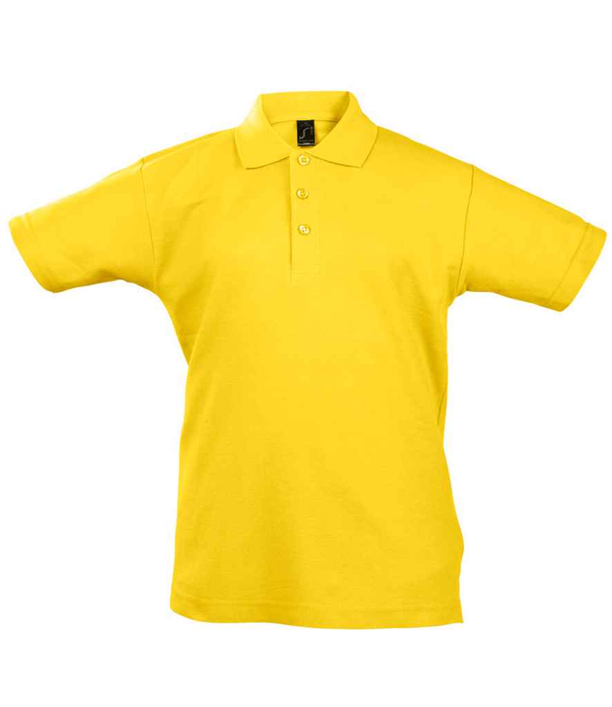 SOL'S Kids Summer II Cotton Piqué Polo Shirt - Gold