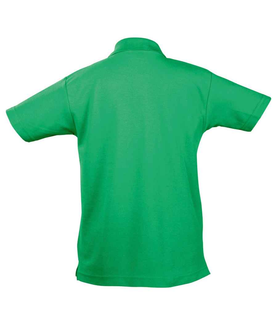SOL'S Kids Summer II Cotton Piqué Polo Shirt - Kelly Green