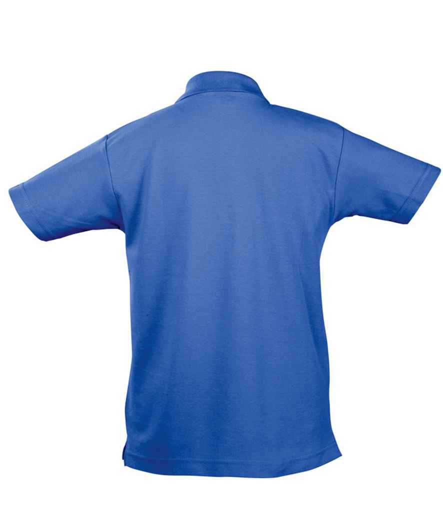SOL'S Kids Summer II Cotton Piqué Polo Shirt - Royal Blue
