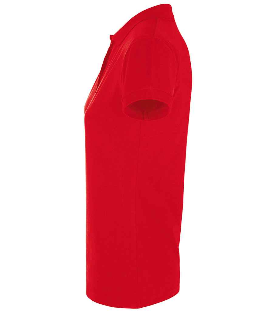 SOL'S Ladies Perfect Cotton Piqué Polo Shirt - Red