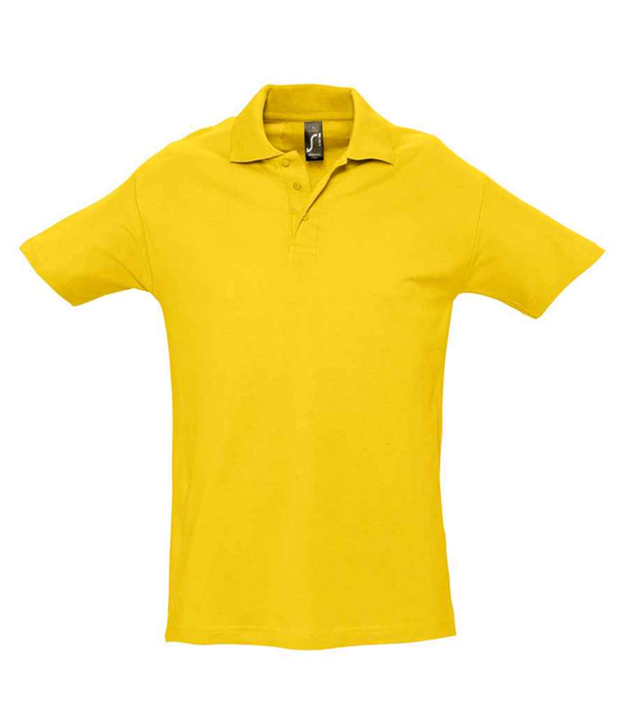 SOL'S Spring II Heavy Cotton Piqué Polo Shirt - Gold
