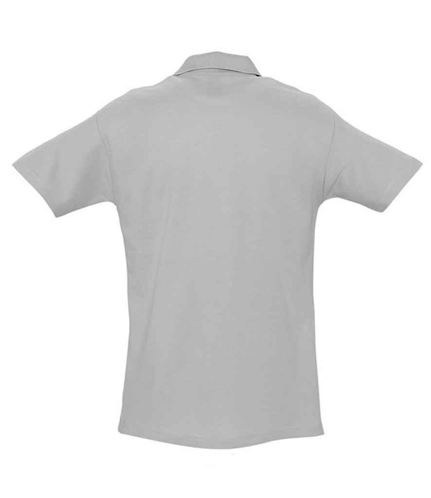 SOL'S Spring II Heavy Cotton Piqué Polo Shirt - Grey Marl