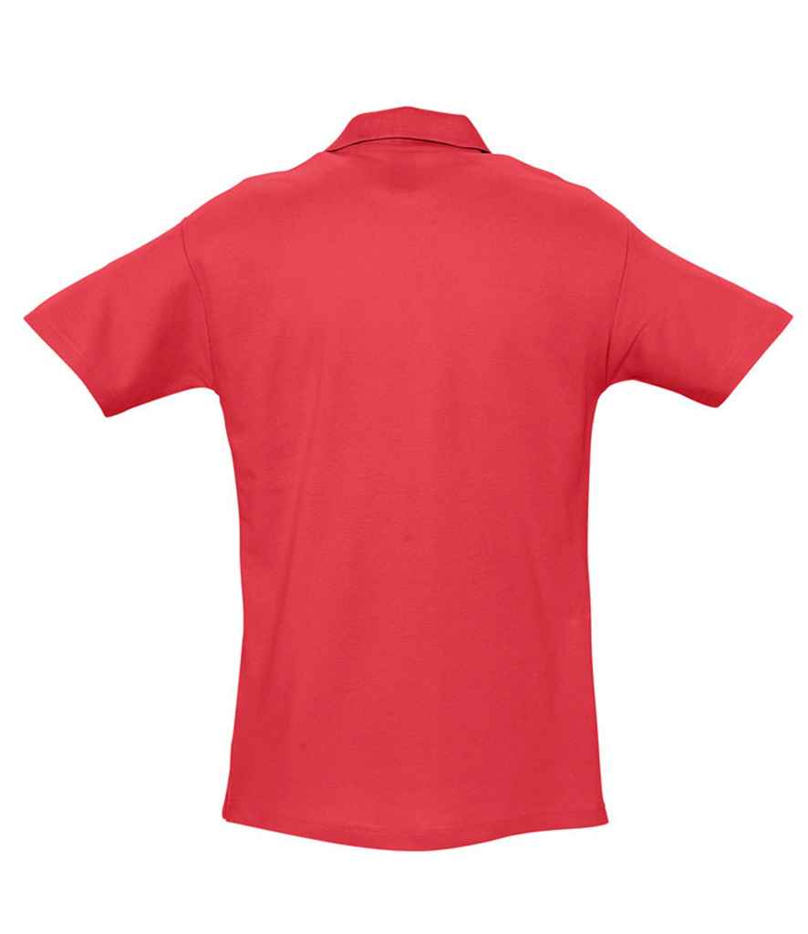 SOL'S Spring II Heavy Cotton Piqué Polo Shirt - Red