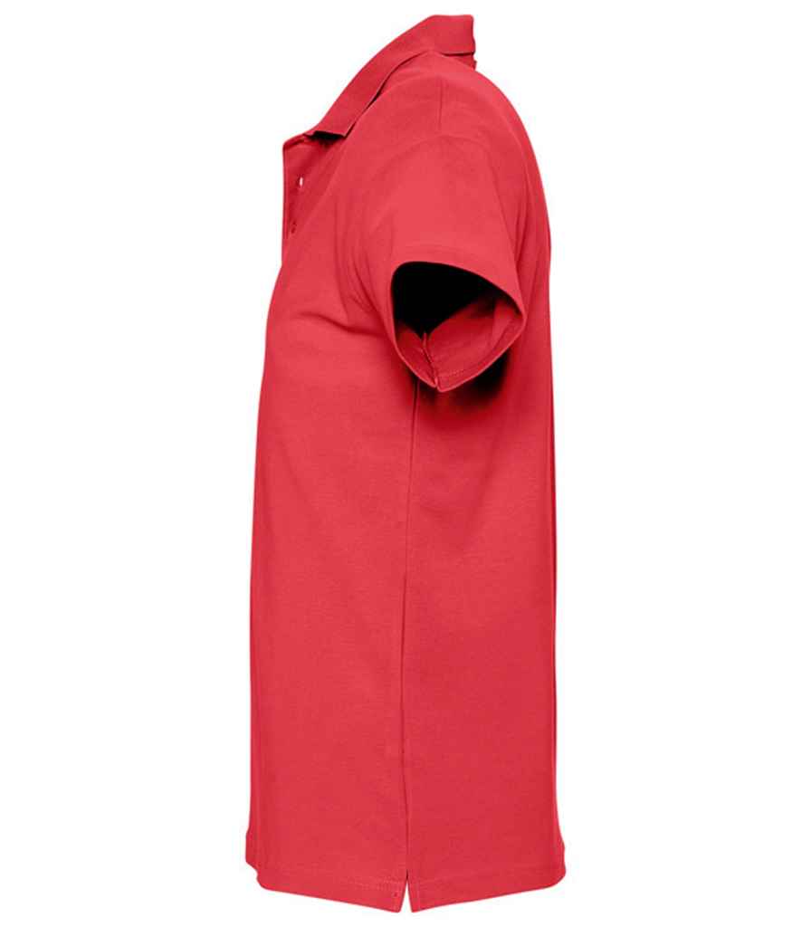 SOL'S Spring II Heavy Cotton Piqué Polo Shirt - Red
