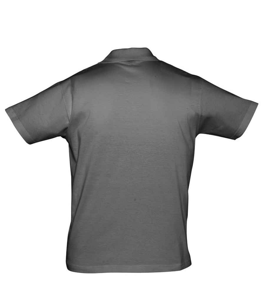 SOL'S Prescott Cotton Jersey Polo Shirt - Dark Grey